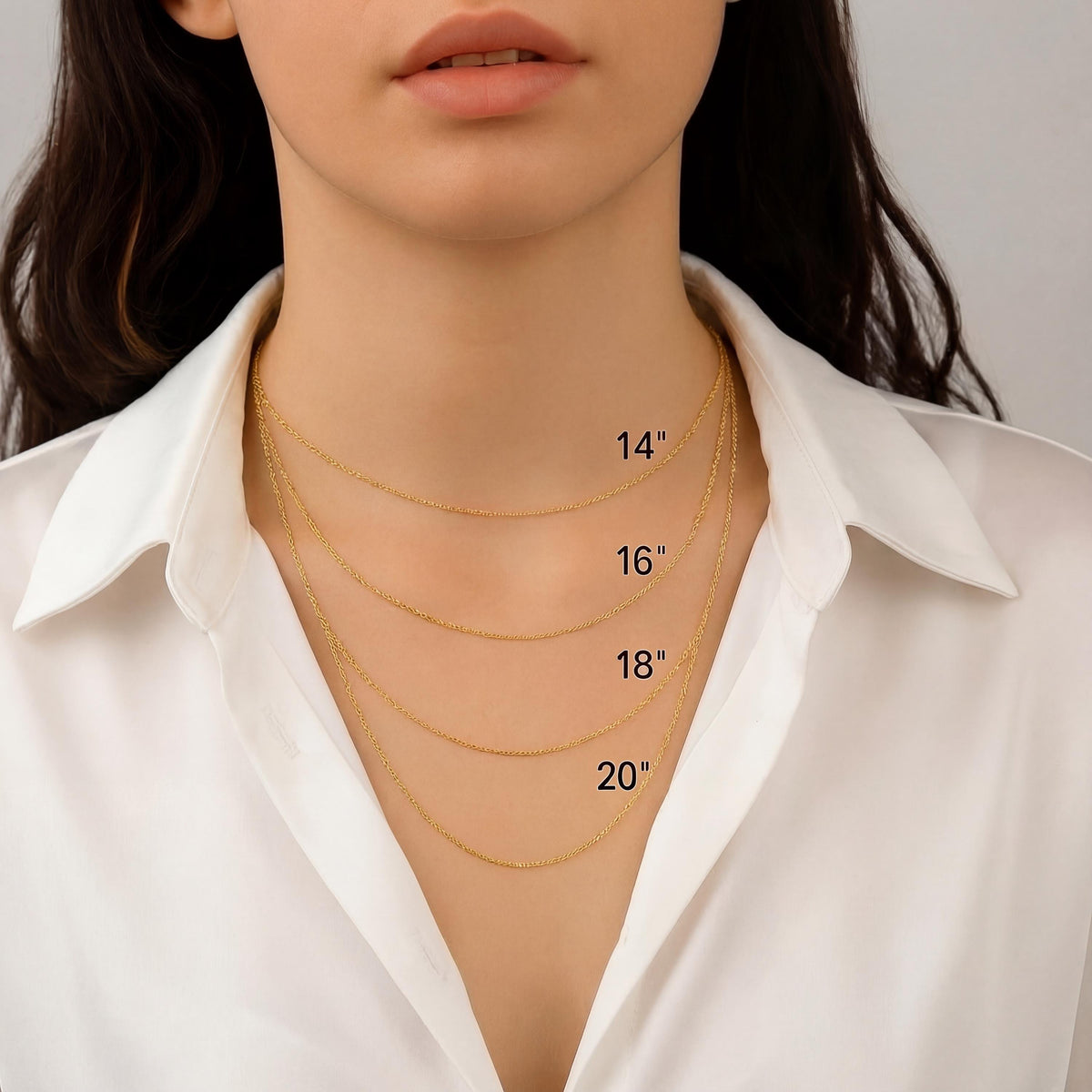 14K Solid Gold Personalized Custom Disc Necklace, gallery view 6 of 10