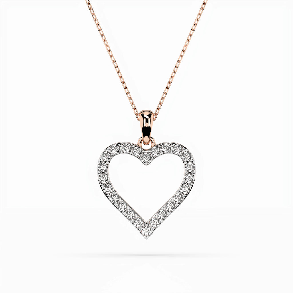 Minimalism Necklace (Round), 0.31 ct — 104-10060