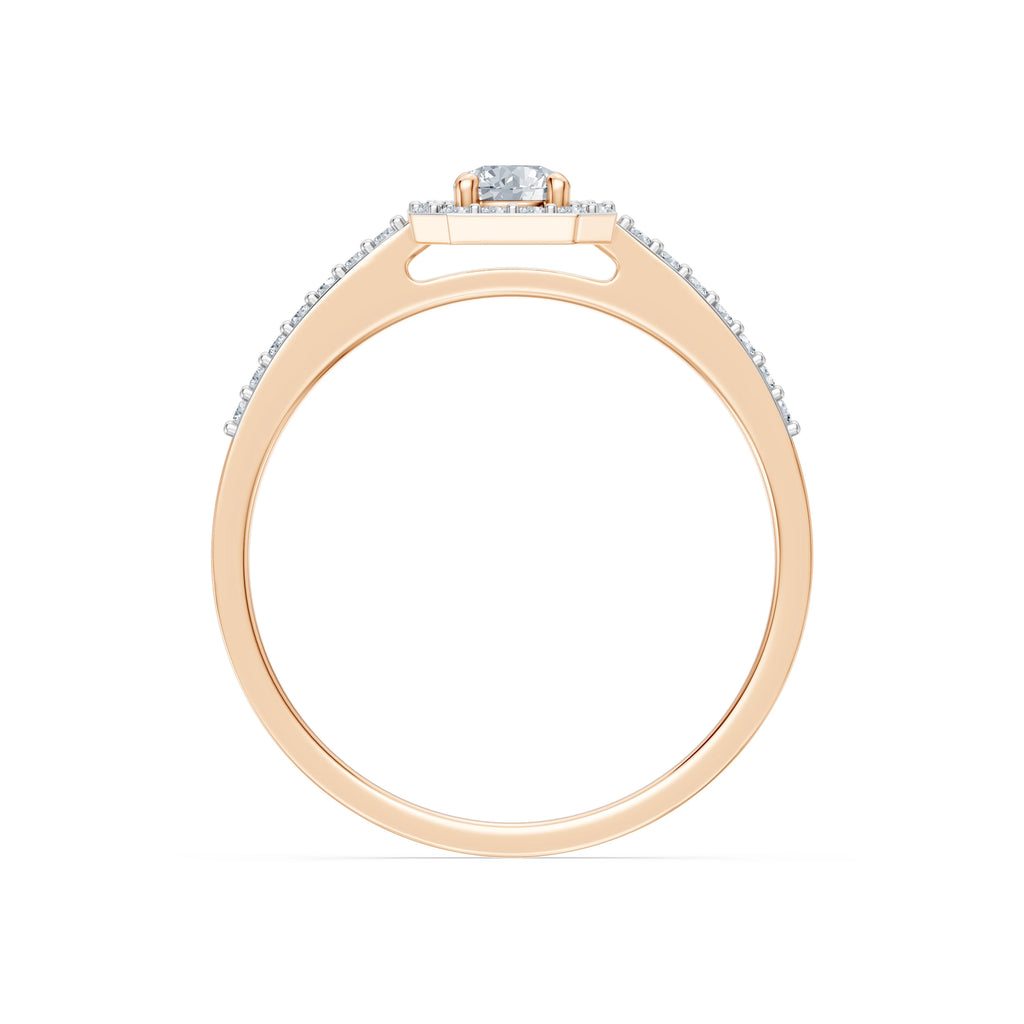 Solitaire Eternity Ring, 0.2 ct — 101-10118/2(3.7)