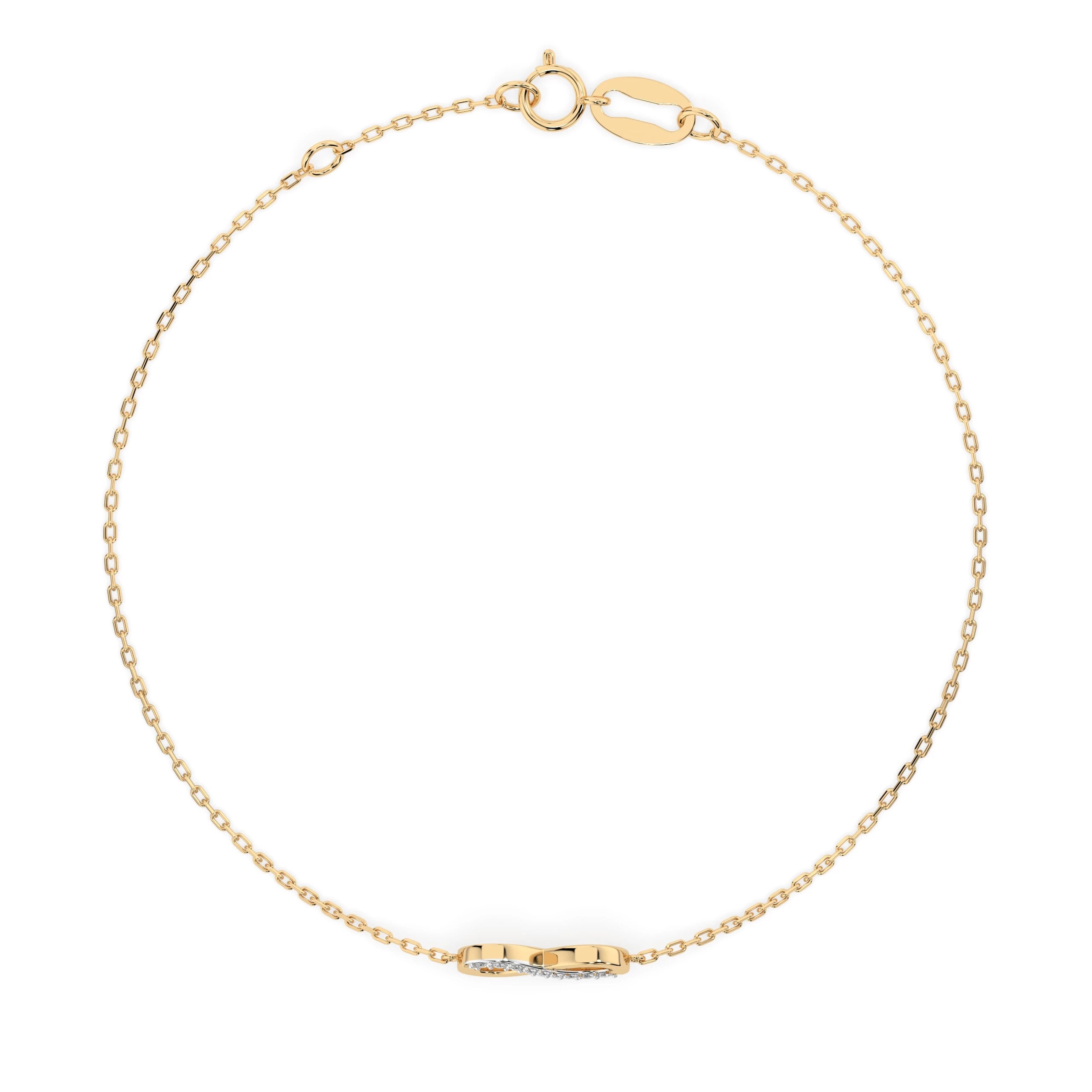 Minimalism Bracelet (Round), 0.05 ct — 105-10009