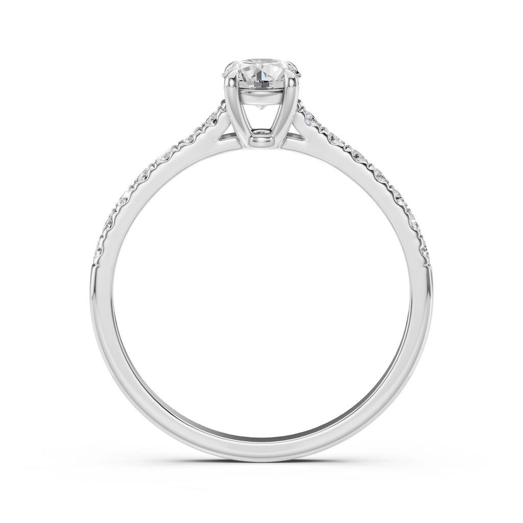 Solitaire Eternity Ring (Round), 0.4 ct — 101-10094(4.7)