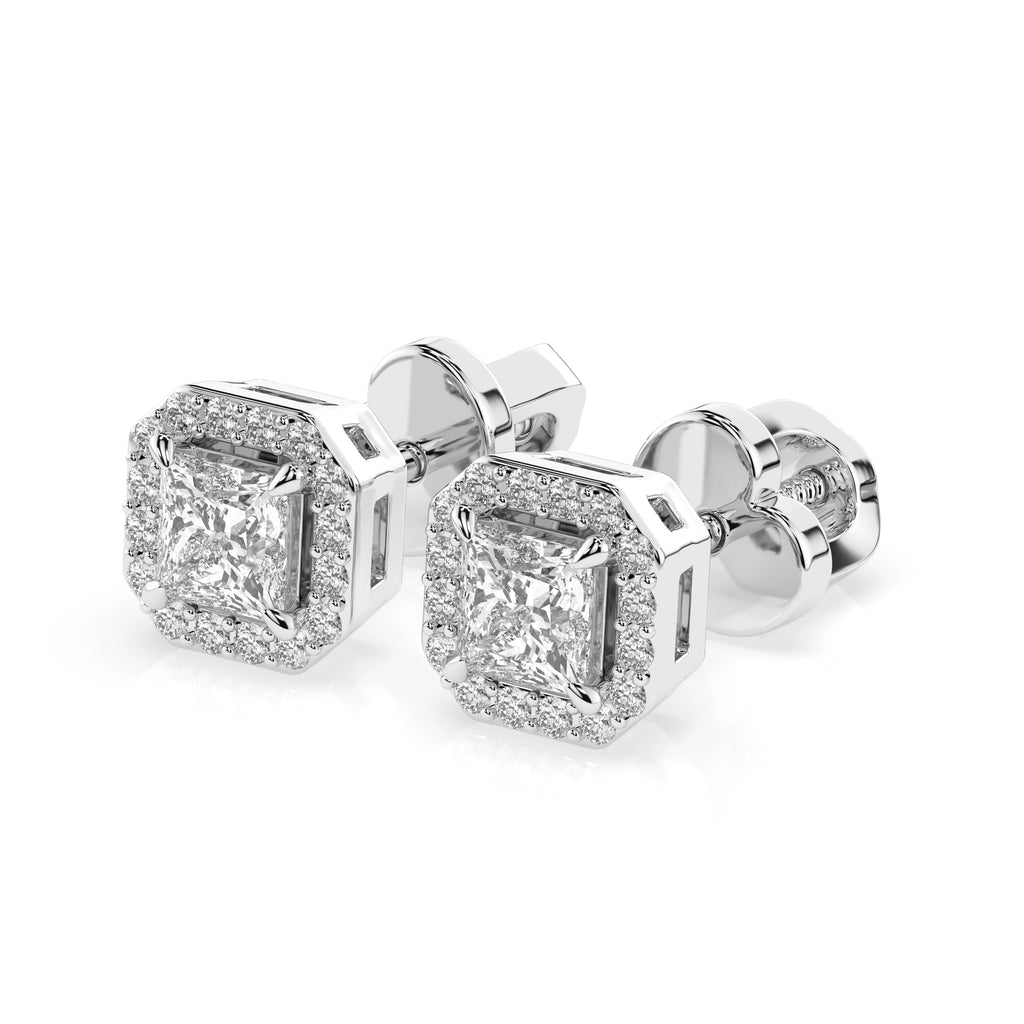 Solitaire Eternity Earring (Princess), 0.34 ct — 102-10115(3.0)PR