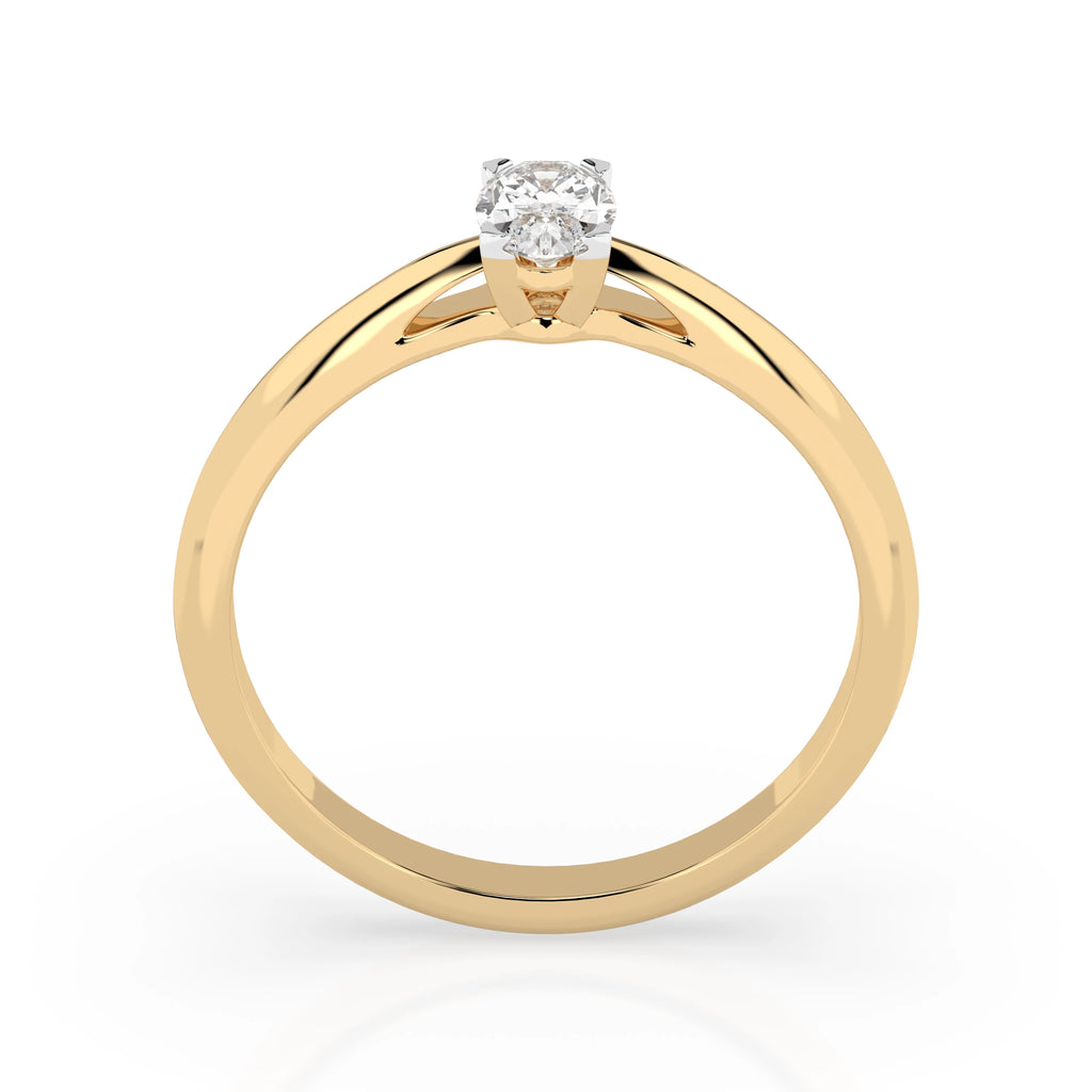 Solitaire Ring (Oval), 0.3 ct — 101-10190(0.30)OV