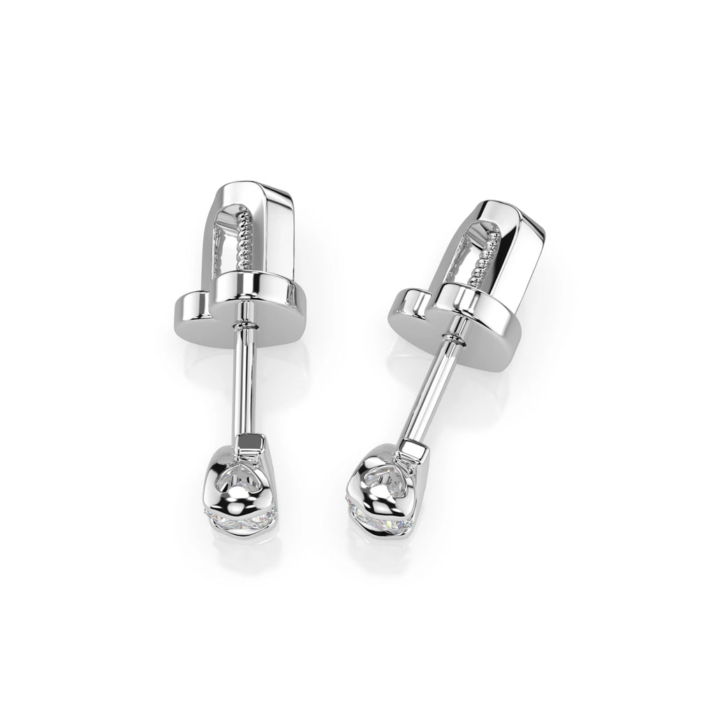 Solitaire Butterfly Earring (Round), 0.2 ct — 102-10016(3.0)
