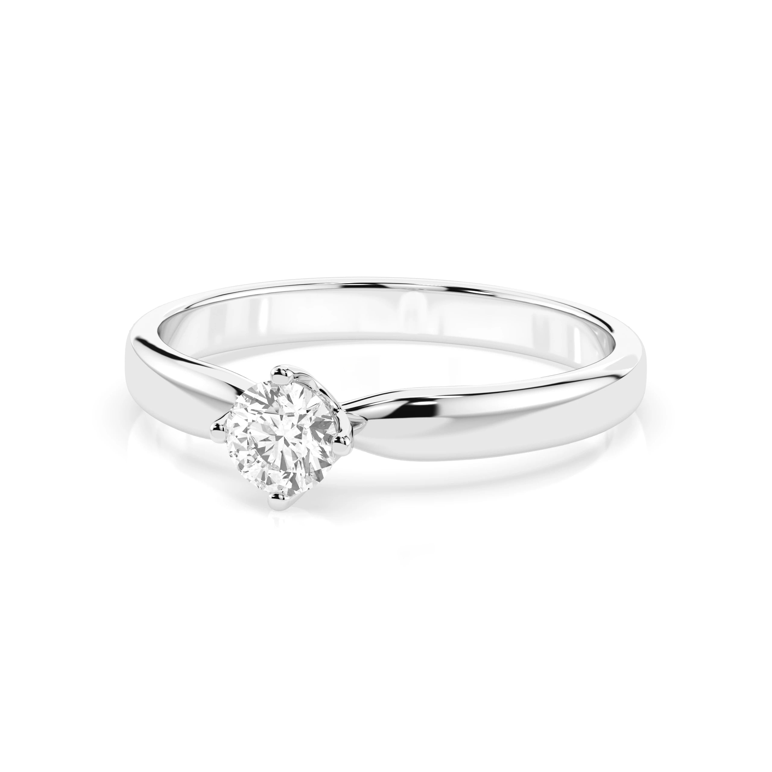 Solitaire Ring (Round), 0.25 ct — 101-10041(4.0)