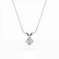 Solitaire Necklace (Round), 0.3 ct — 104-10037(4.2)