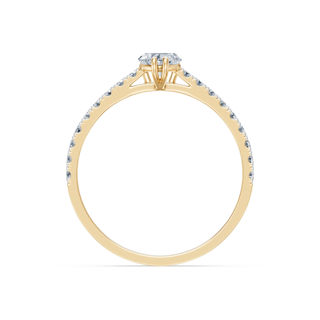 Solitaire Eternity Ring, 0.3 ct — 101-10191(0.30)HRT