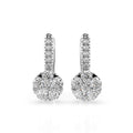Illusion Earring (Round), 0.2 ct — 102-10015/4(3.0)