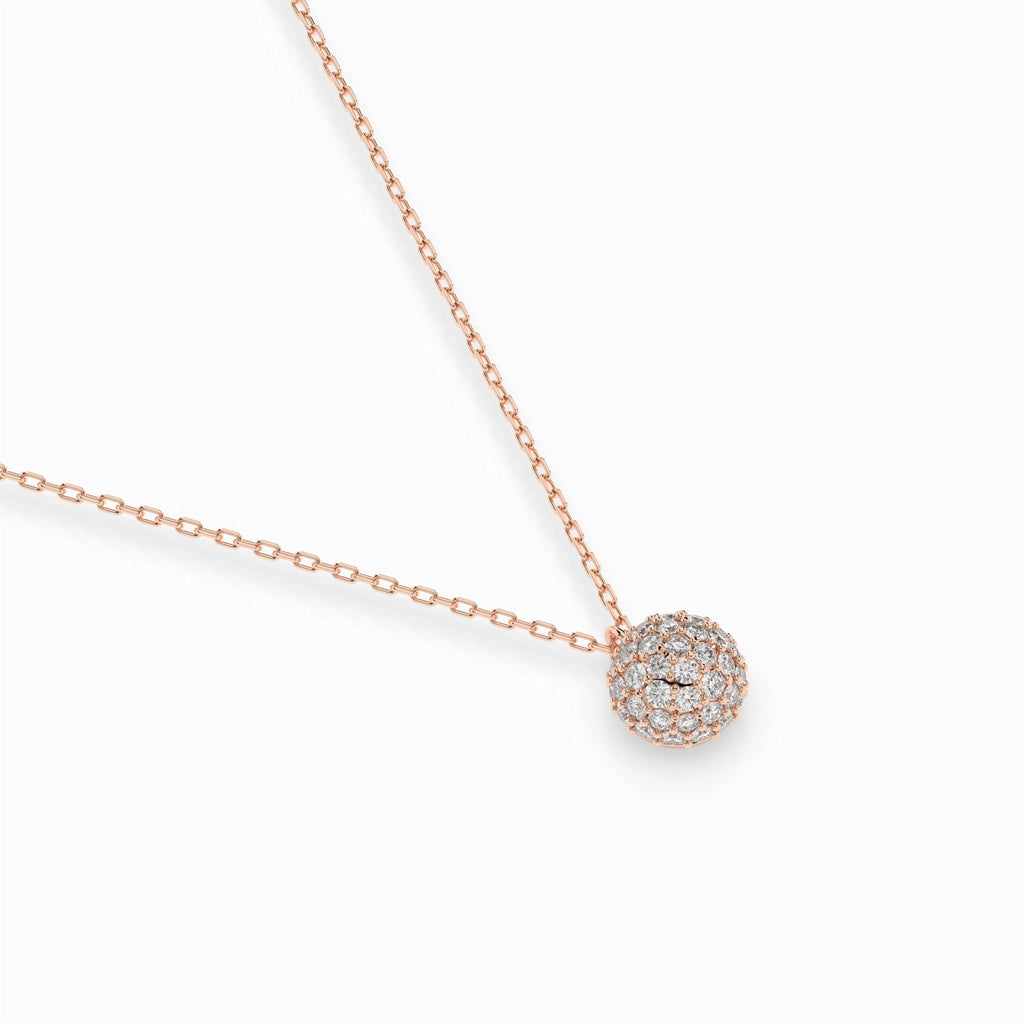 Illusion Necklace (Round), 0.23 ct — 104-10065