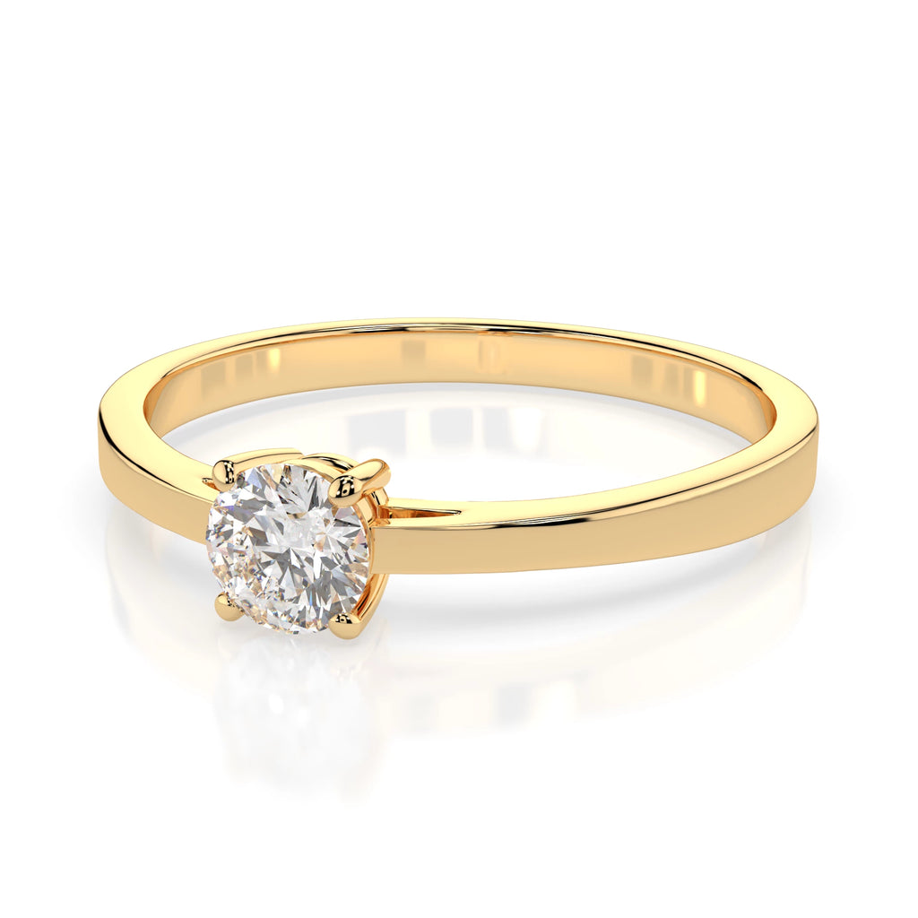 Solitaire Ring (Round), 0.3 ct — 101-10012/1(4.2)