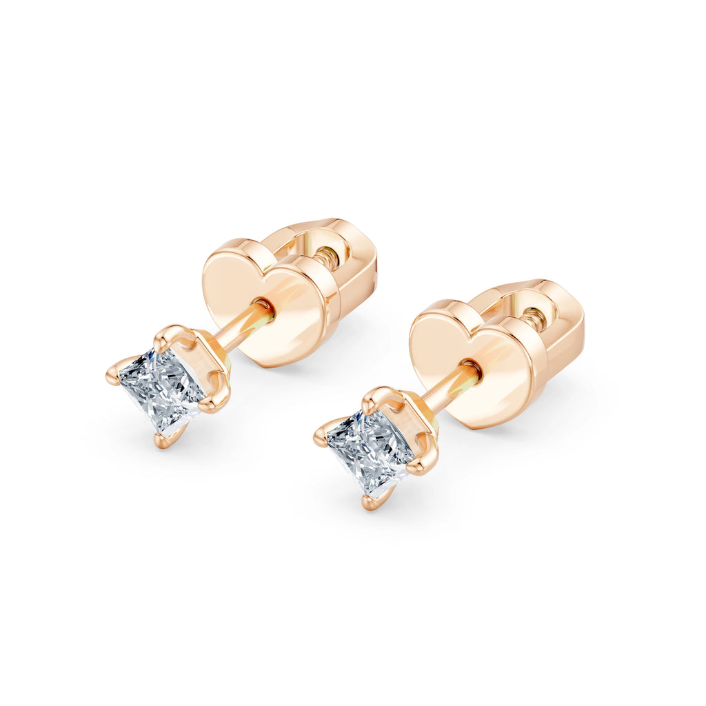 Solitaire Butterfly Earring, 0.34 ct — 102-10116(3.0)PR