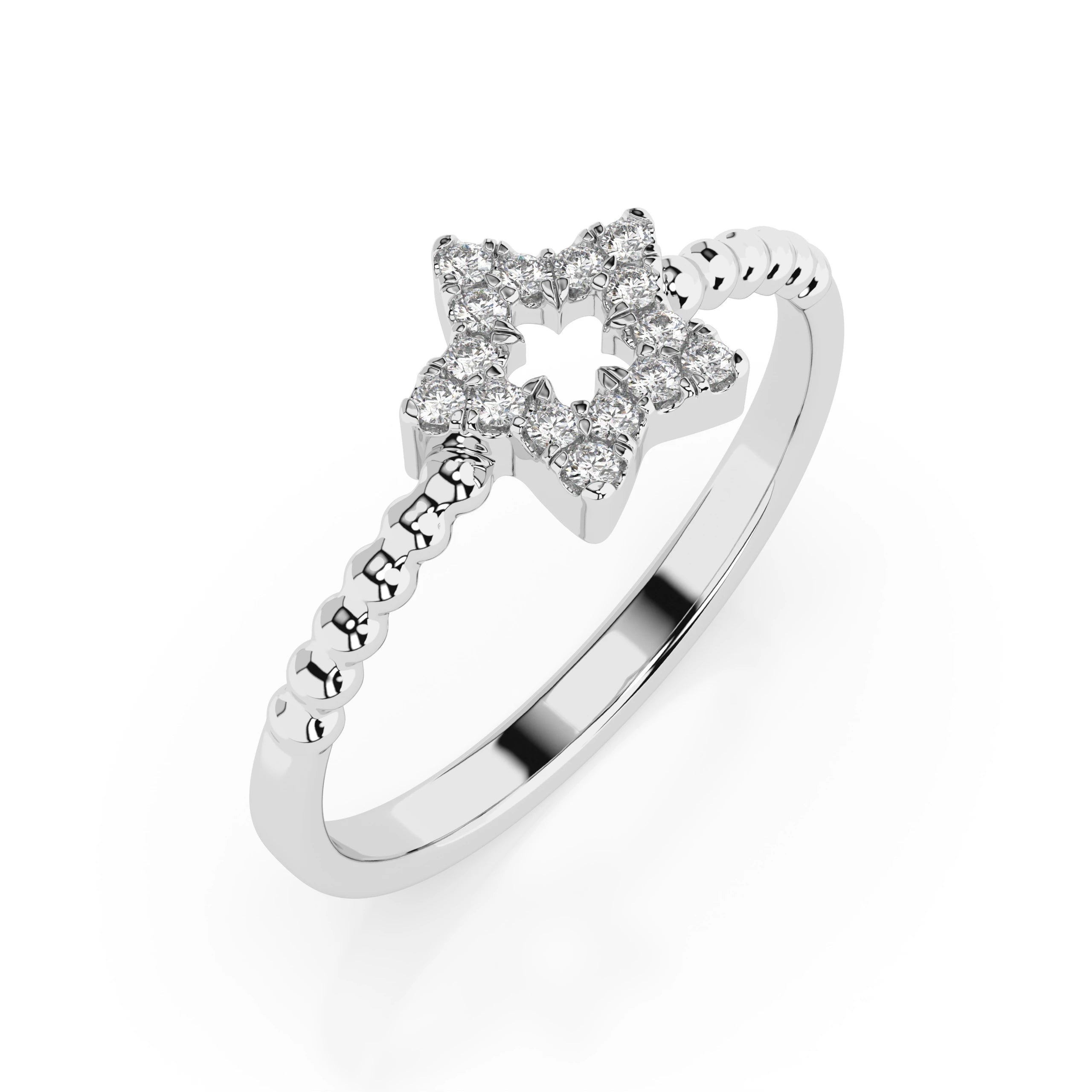 Minimalism Ring (Round), 0.09 ct — 101-10054