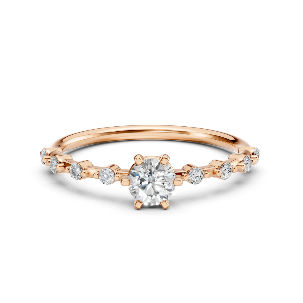 Solitaire Eternity Ring (Round), 0.4 ct — 101-10144(4.7)