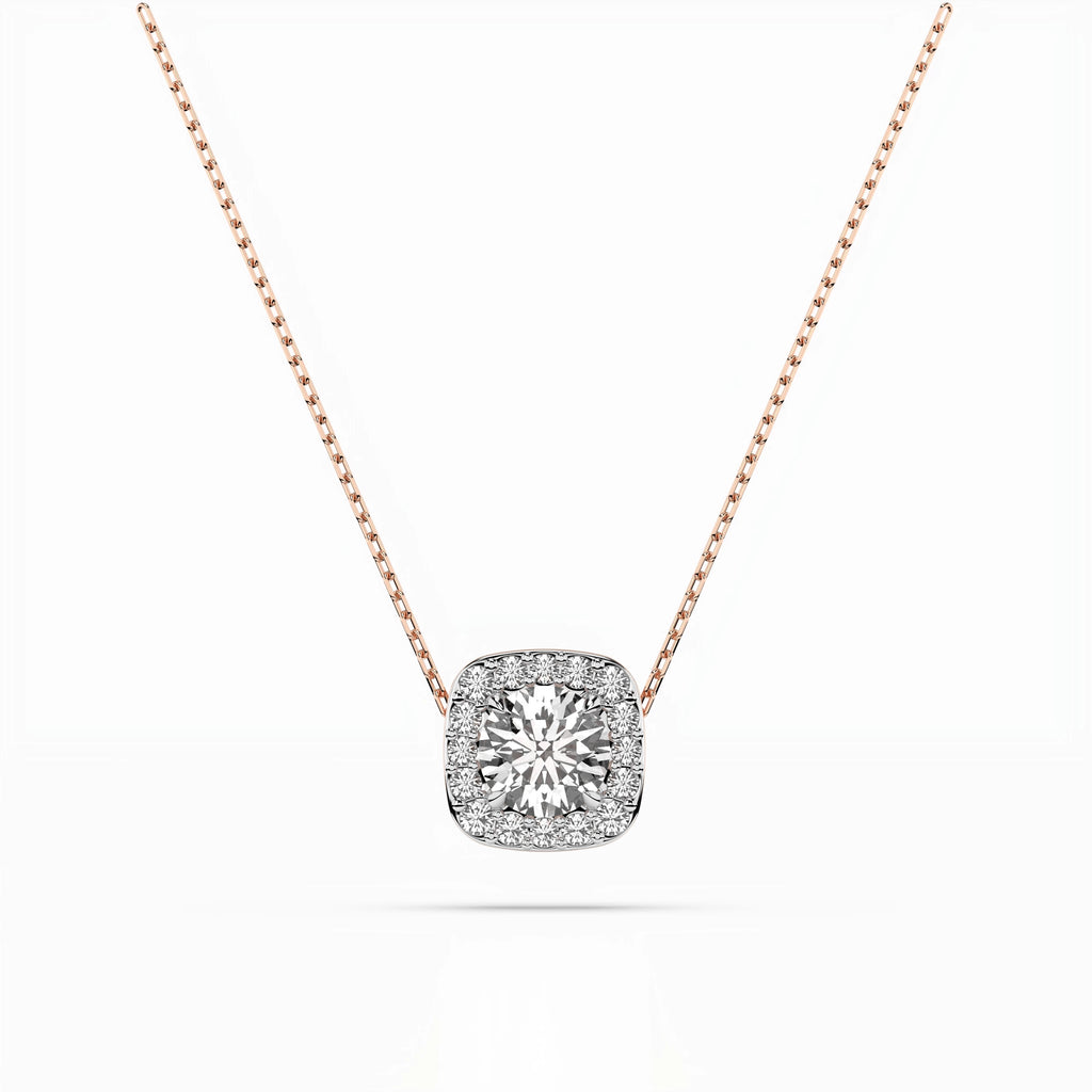 Solitaire Eternity Necklace (Round), 0.4 ct — 104-10057(4.7)