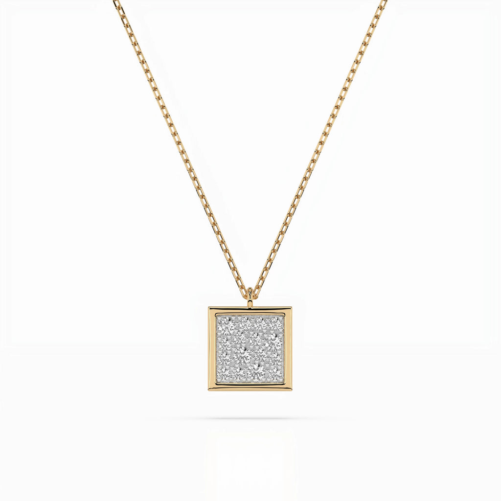 Illusion Necklace (Round), 0.07 ct — 104-10036
