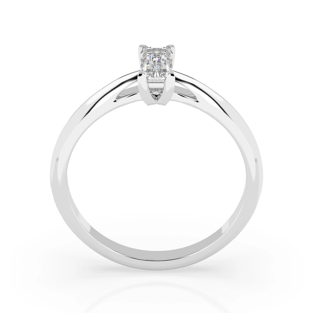 Solitaire Ring (Baguette), 0.3 ct — 101-10190(0.30)BAQ