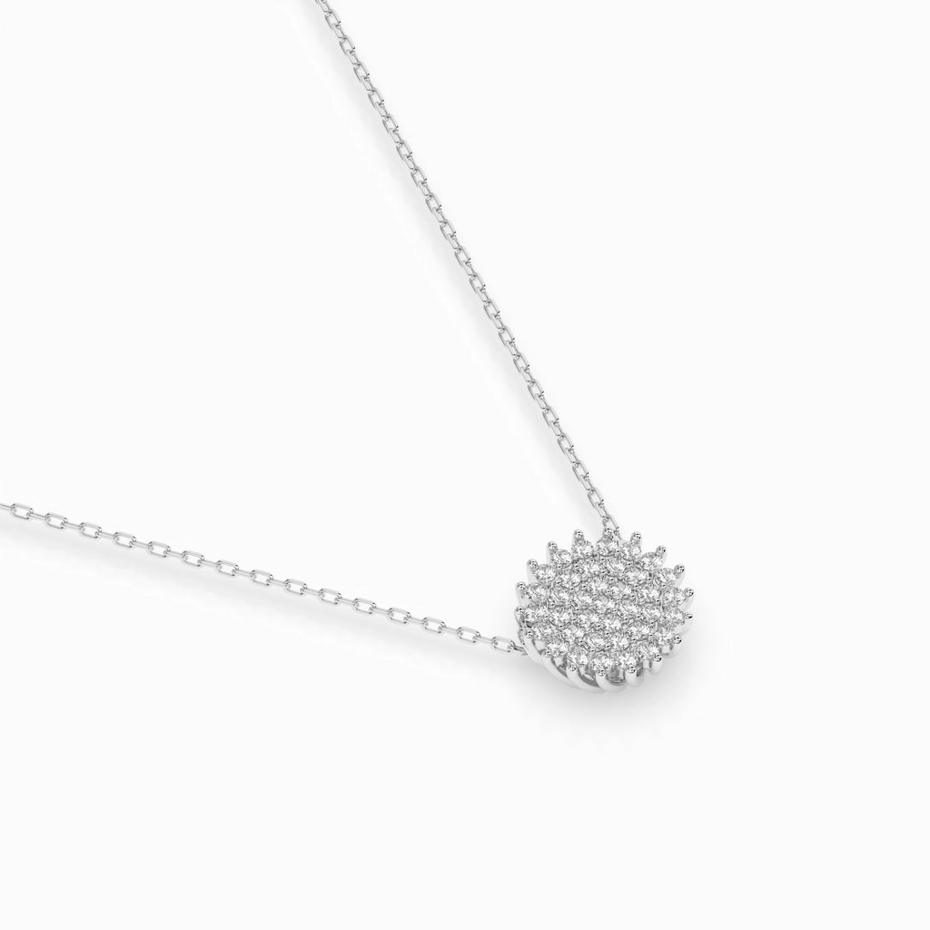 Illusion Necklace (Round), 0.15 ct — 104-10052