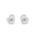 Solitaire Butterfly Earring (Round), 0.09 ct — 102-10010(2.3)