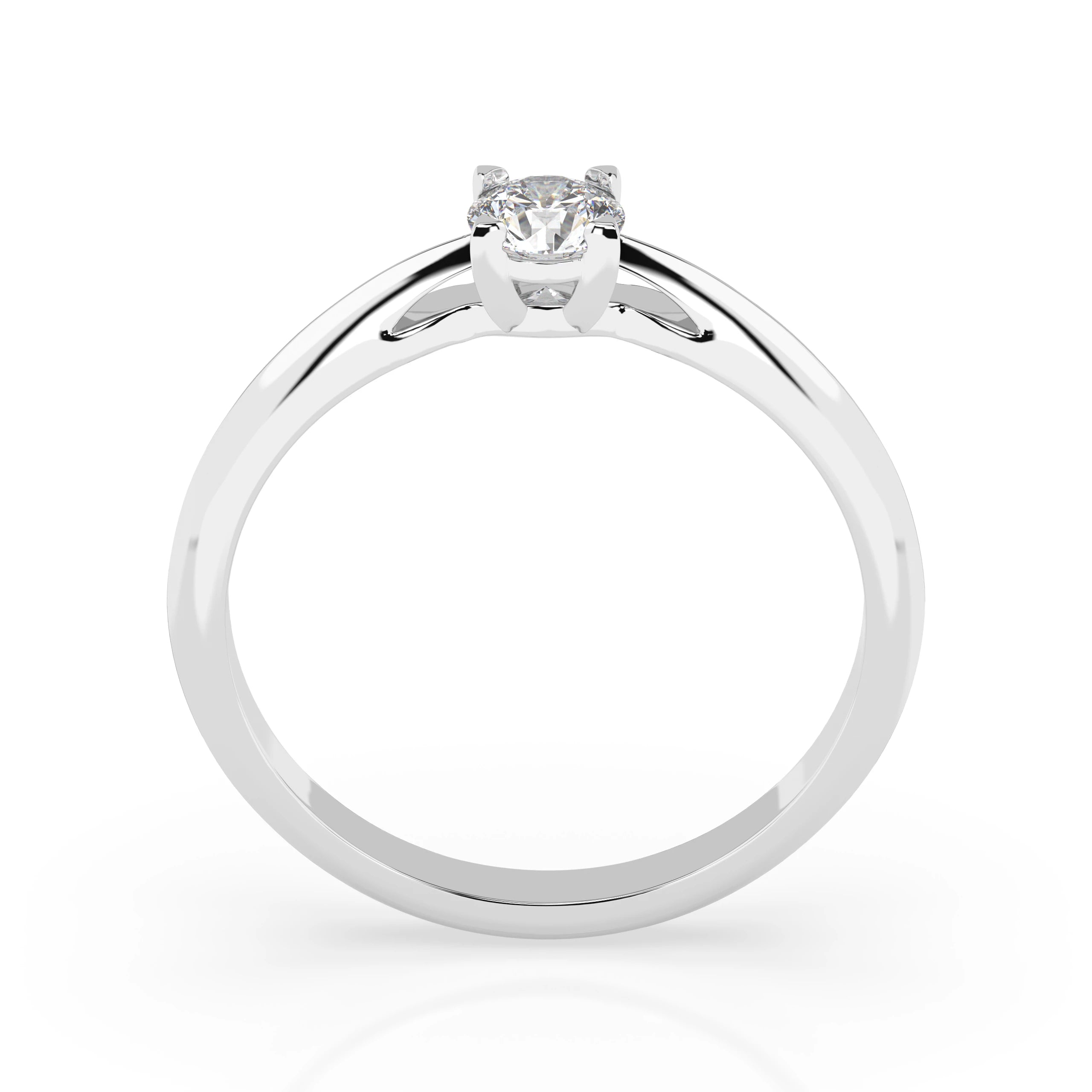 Solitaire Ring (Round), 0.3 ct — 101-10190(0.30)RN