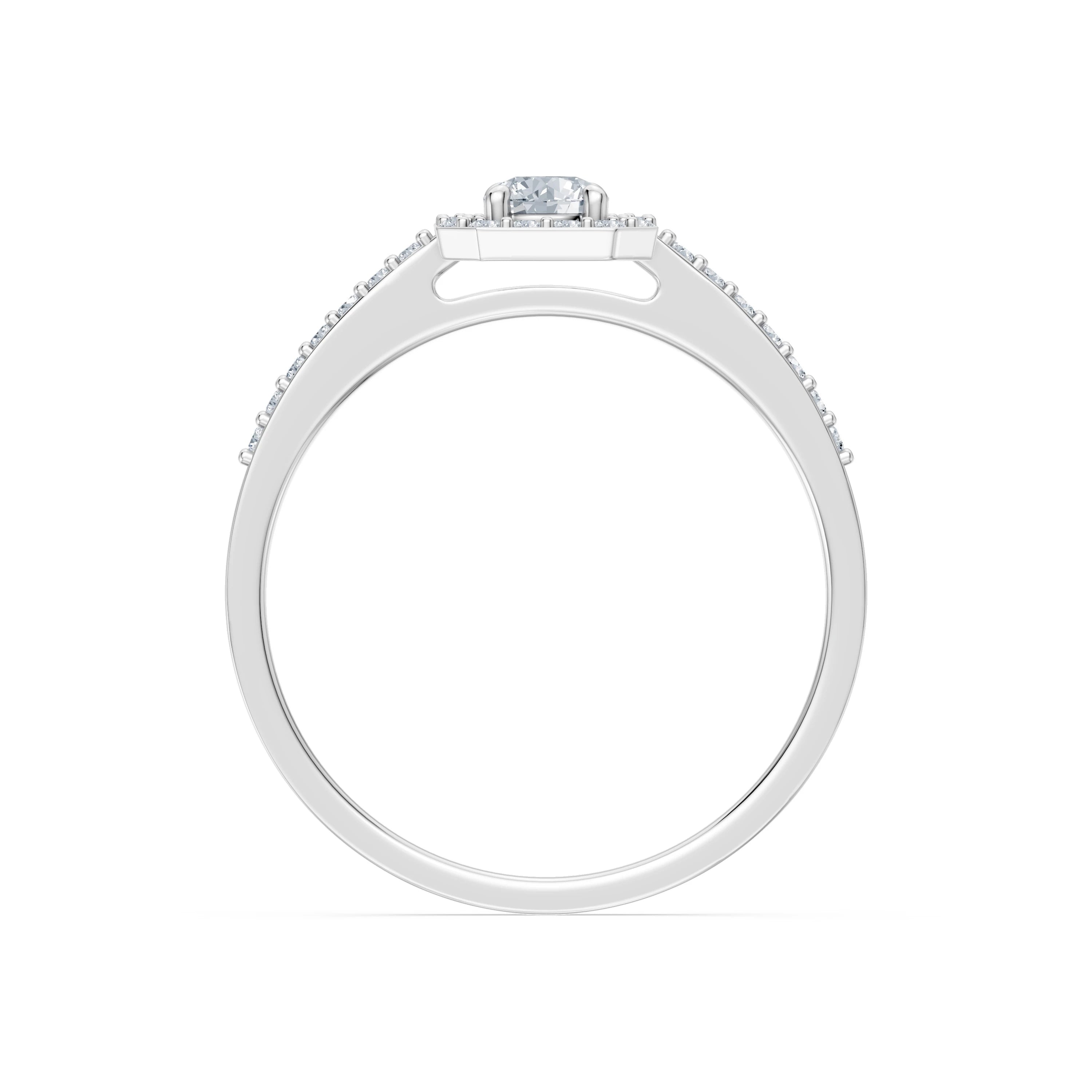 Solitaire Eternity Ring, 0.2 ct — 101-10118/2(3.7)