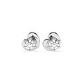 Solitaire Butterfly Earring (Round), 0.12 ct — 102-10027(2.5)