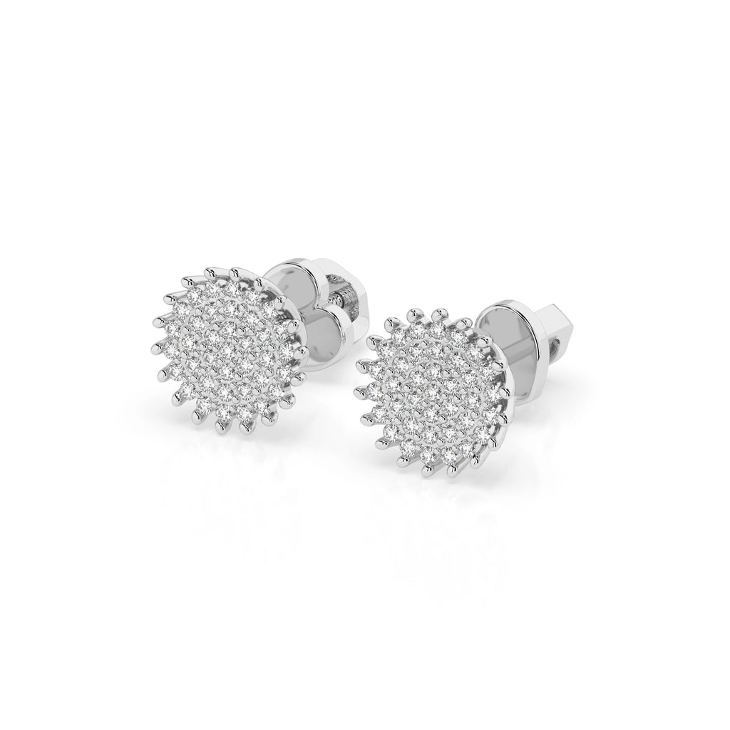 Illusion Earring (Round), 0.3 ct — 102-10171