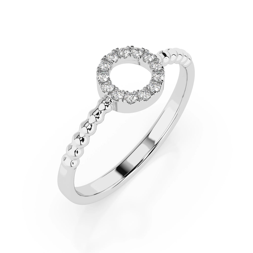 Minimalism Ring (Round), 0.08 ct — 101-10055