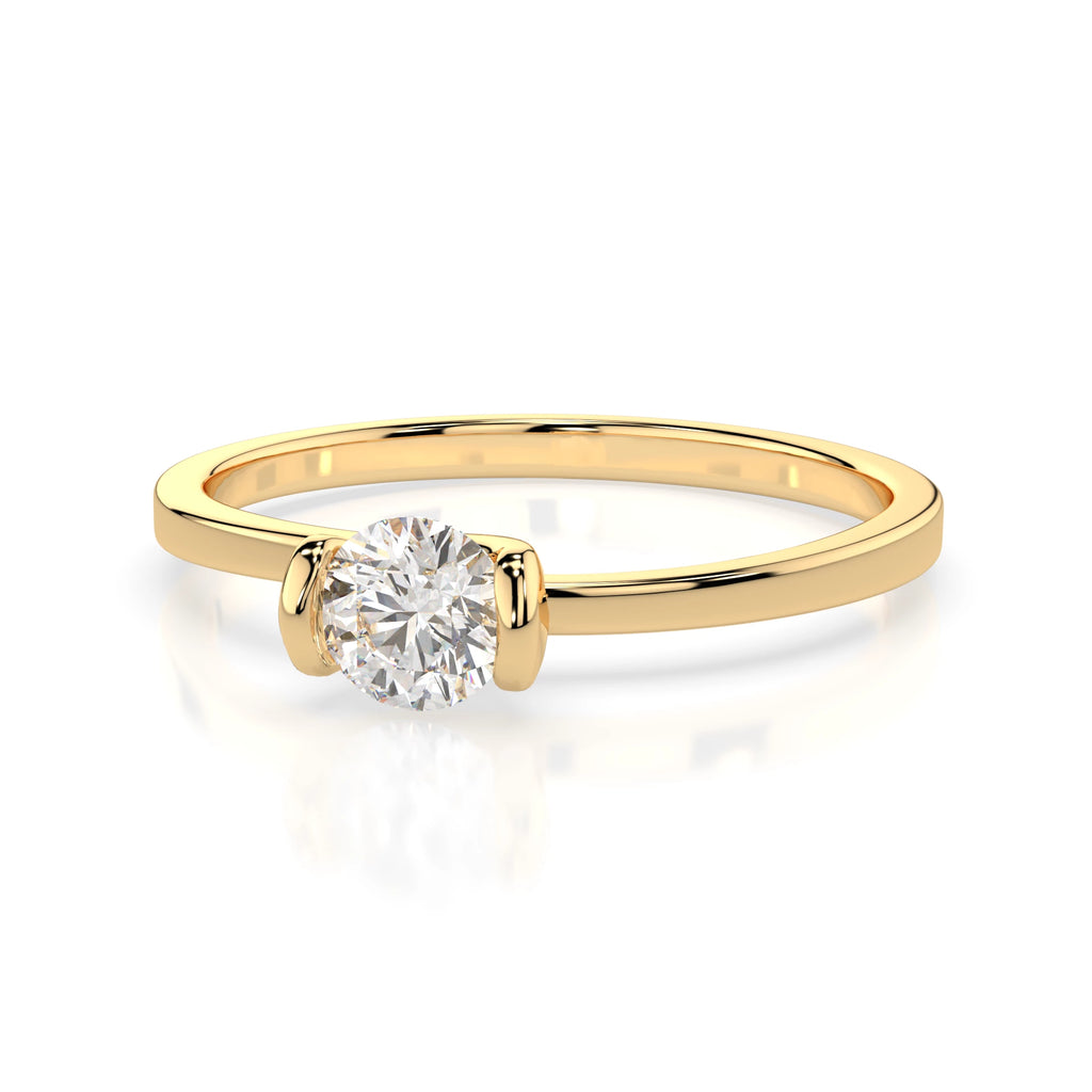 Solitaire Ring (Round), 0.3 ct — 101-10016(4.2)