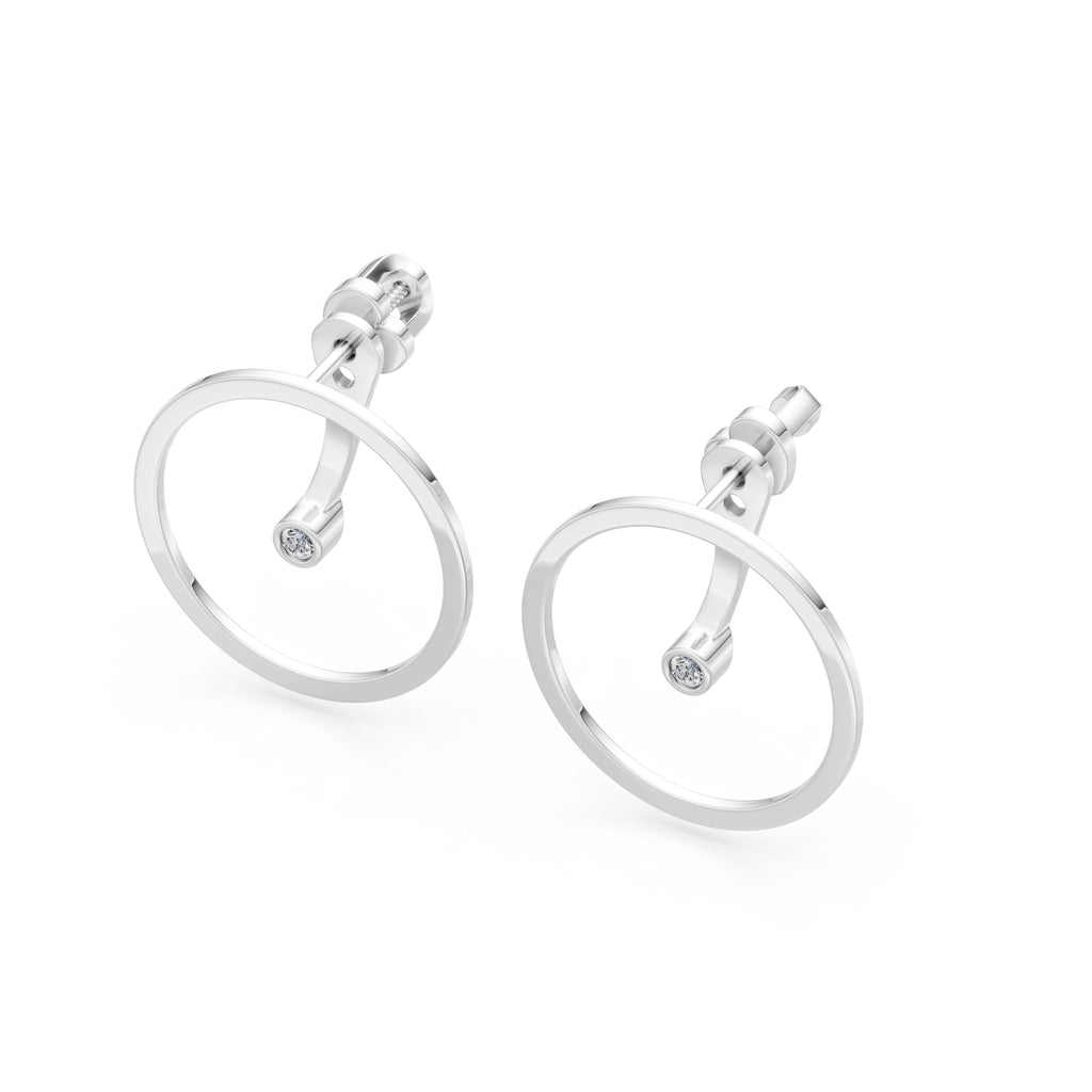 Minimalism Earring, 0.06 ct — 102-10077