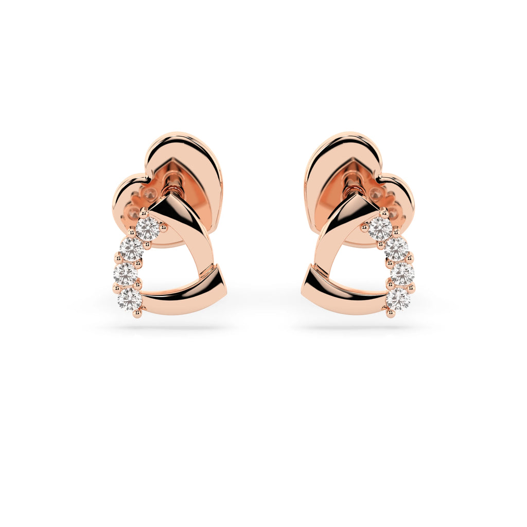Minimalism Earring (Round), 0.05 ct — 102-10061