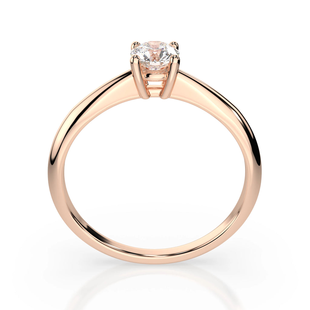 Solitaire Ring (Round), 0.35 ct — 101-10021(4.5)