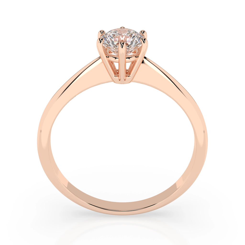 Solitaire Ring (Round), 0.3 ct — 101-10027(4.2)