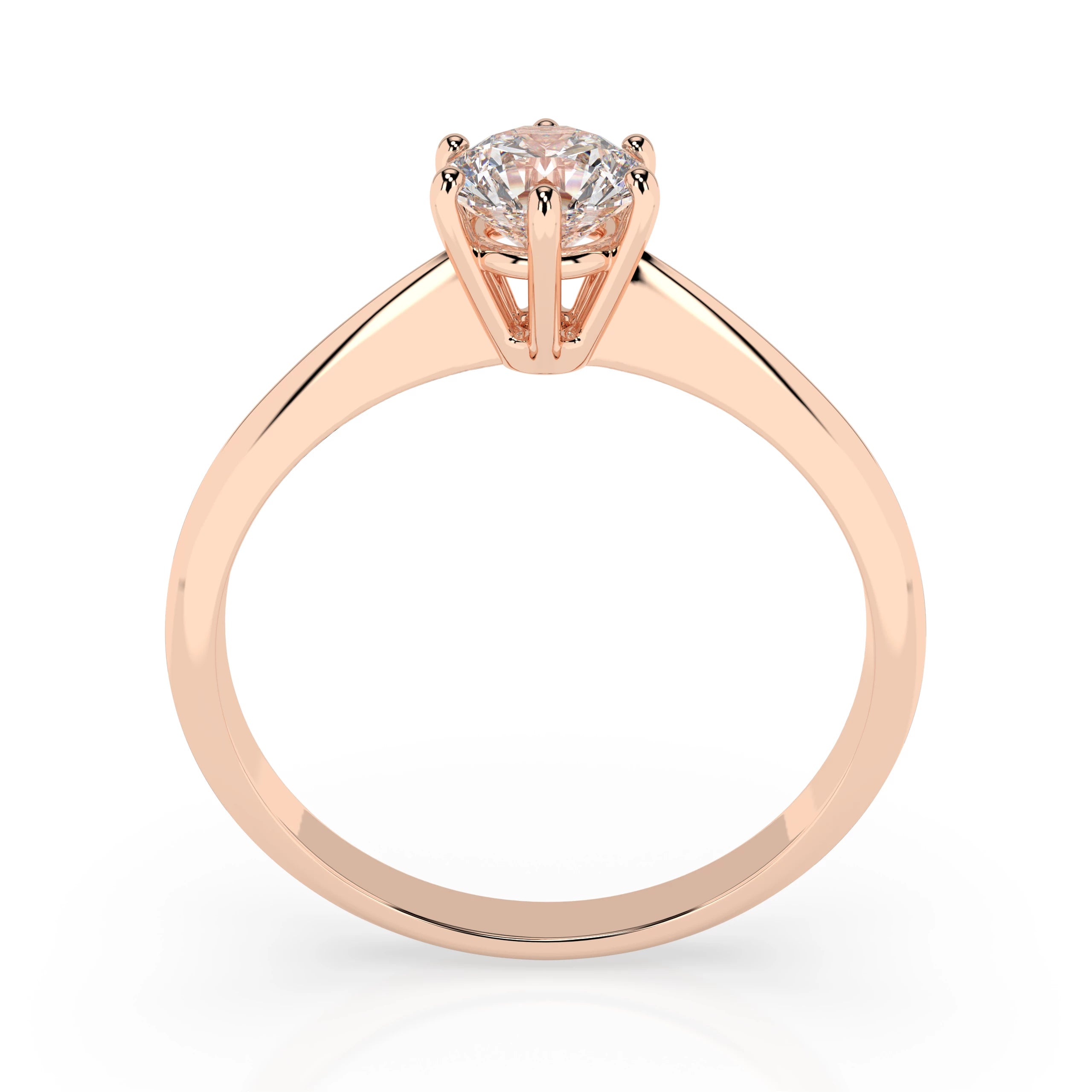 Solitaire Ring (Round), 0.3 ct — 101-10027(4.2)