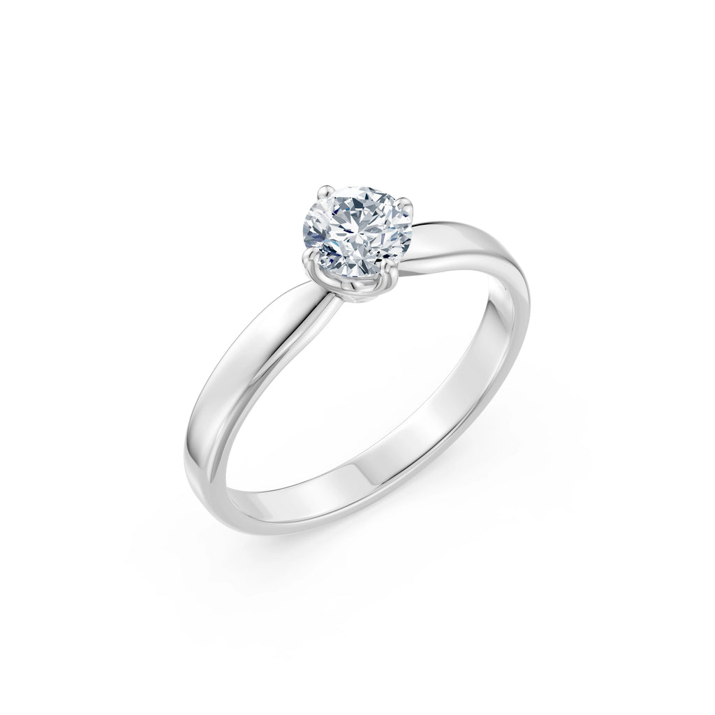 Solitaire Ring, 0.45 ct — 101-10041(4.8)