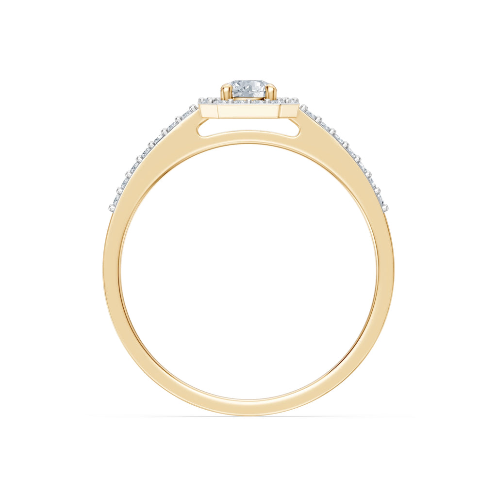Solitaire Eternity Ring, 0.2 ct — 101-10118/2(3.7)