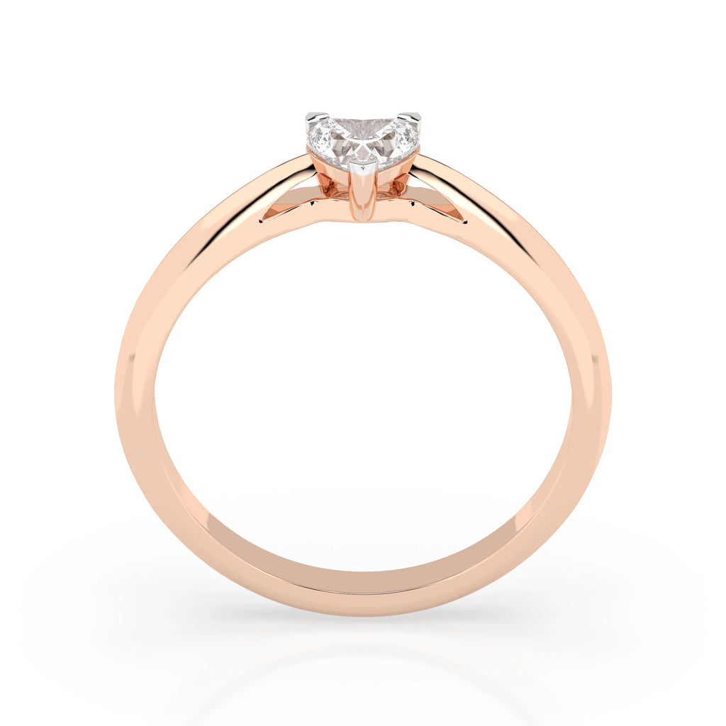 Solitaire Ring (Heart), 0.3 ct — 101-10190(0.30)HRT
