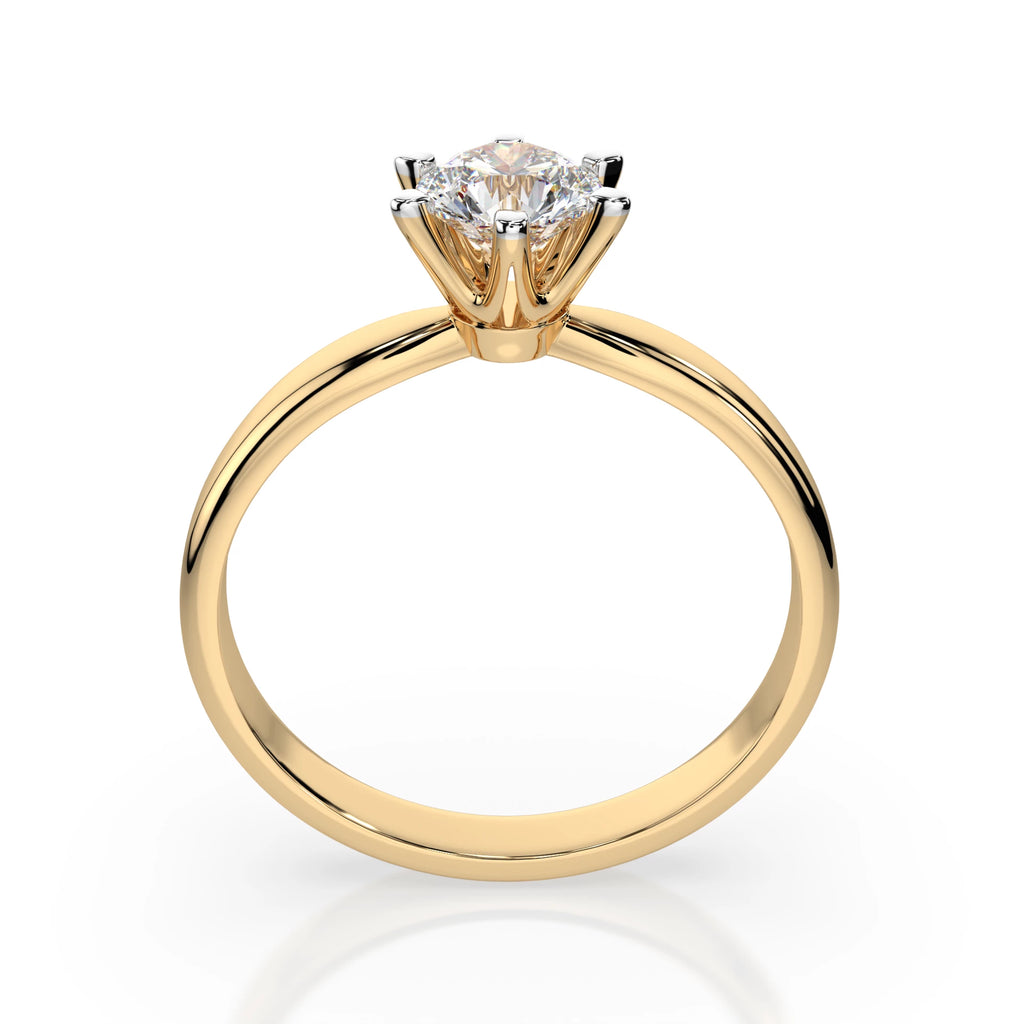 Solitaire Ring (Round), 0.5 ct — 101-10040(5.1)