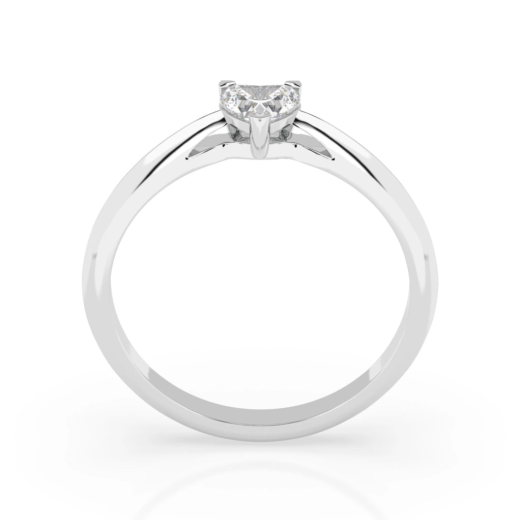 Solitaire Ring (Heart), 0.3 ct — 101-10190(0.30)HRT