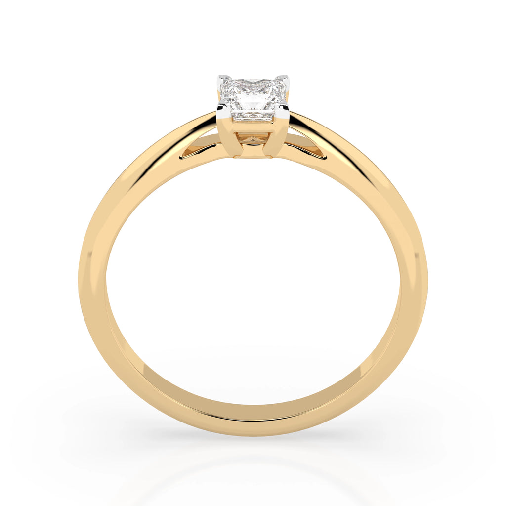 Solitaire Ring (Princess), 0.3 ct — 101-10190(0.30)PR