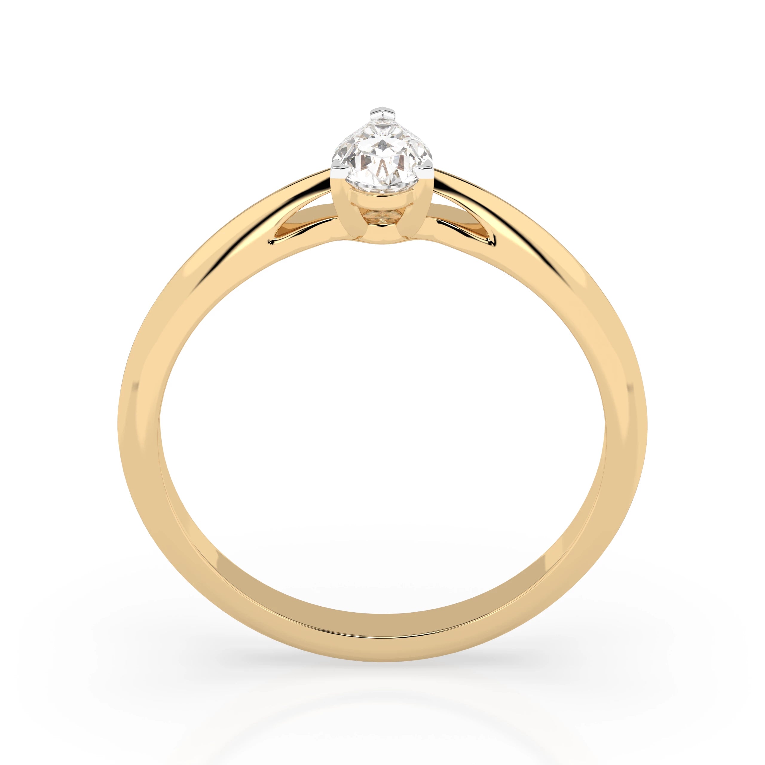 Solitaire Ring (Pear), 0.3 ct — 101-10190(0.30)PAR