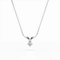 Solitaire Necklace (Round), 0.1 ct — 104-10037(3.0)