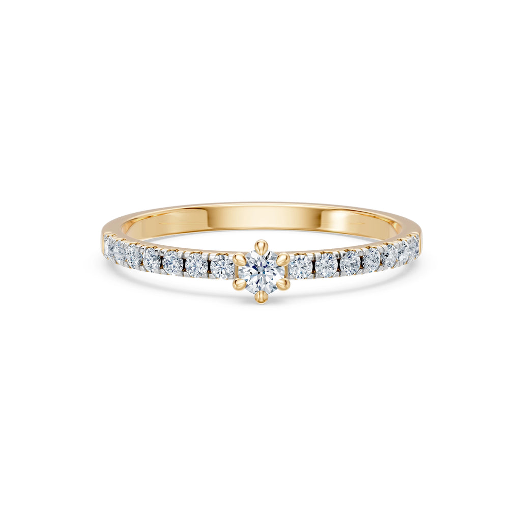 Solitaire Eternity Ring, 0.09 ct — 101-10126/3(2.8)