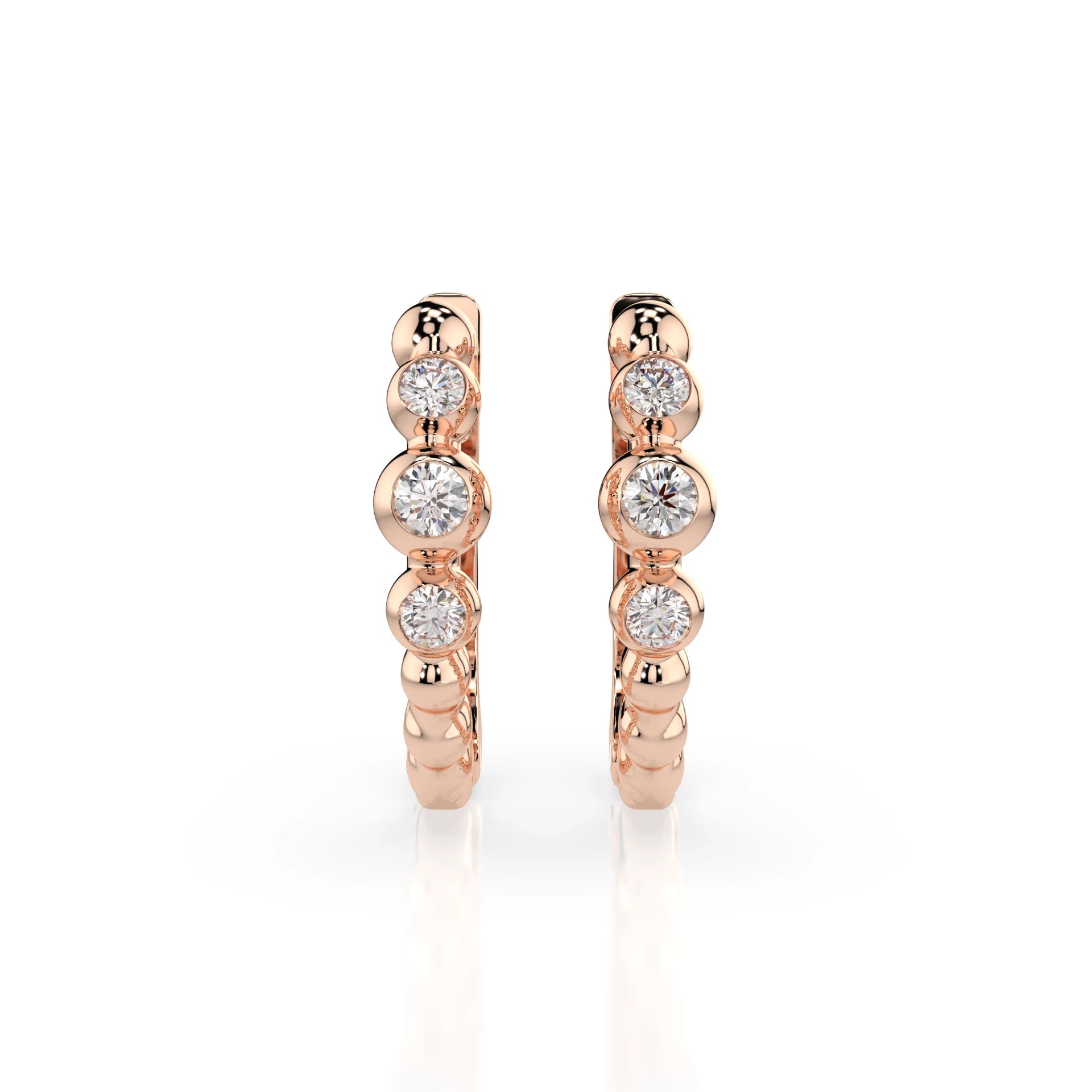 Eternity Earring (Round), 0.06 ct — 102-10019