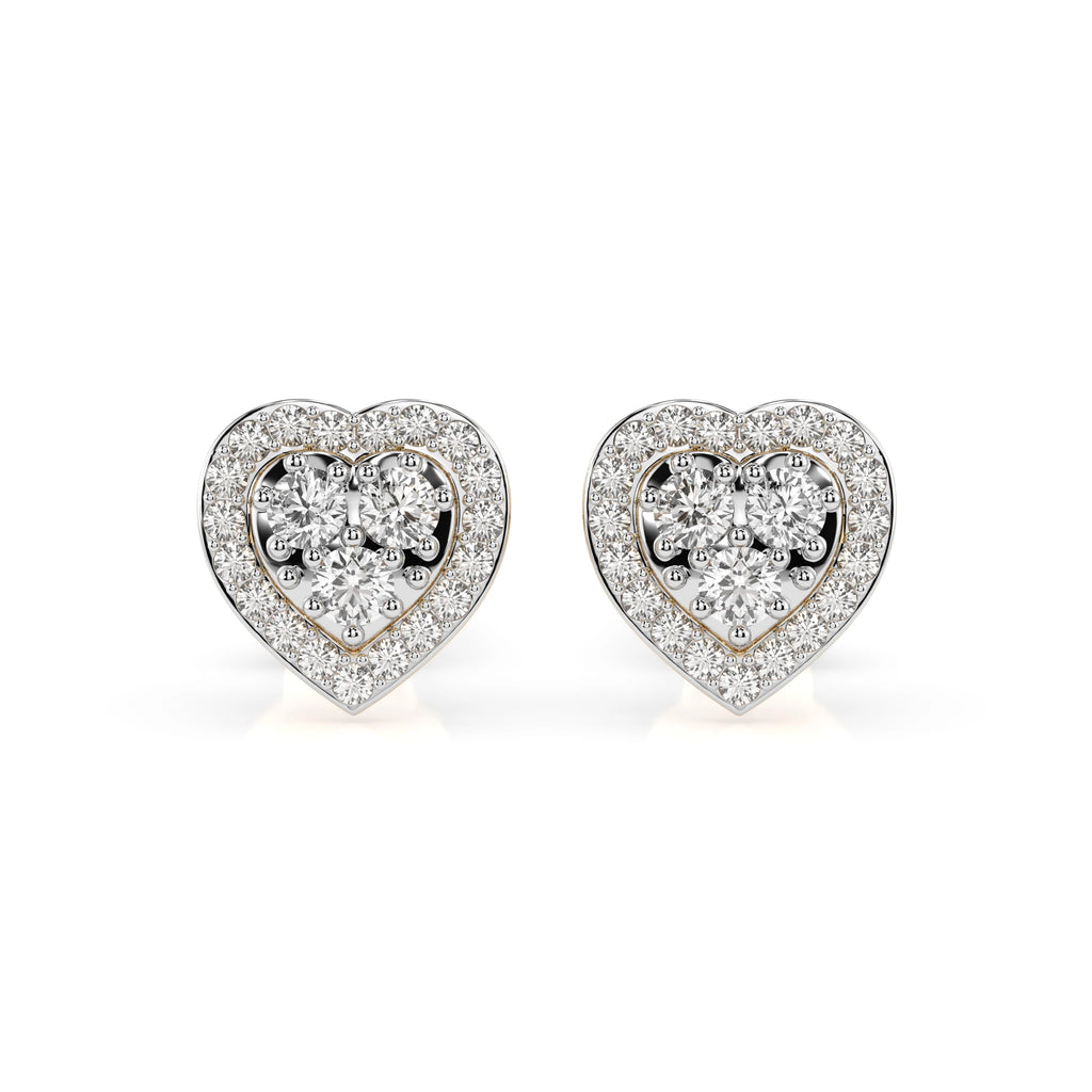 Illusion Earring (Round), 0.17 ct — 102-10096