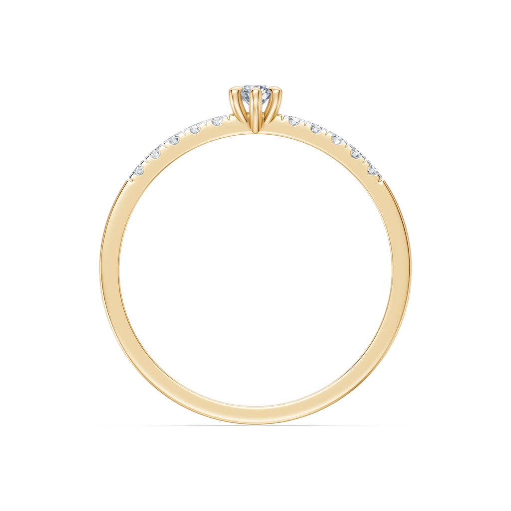 Solitaire Eternity Ring, 0.07 ct — 101-10126/4(2.6)