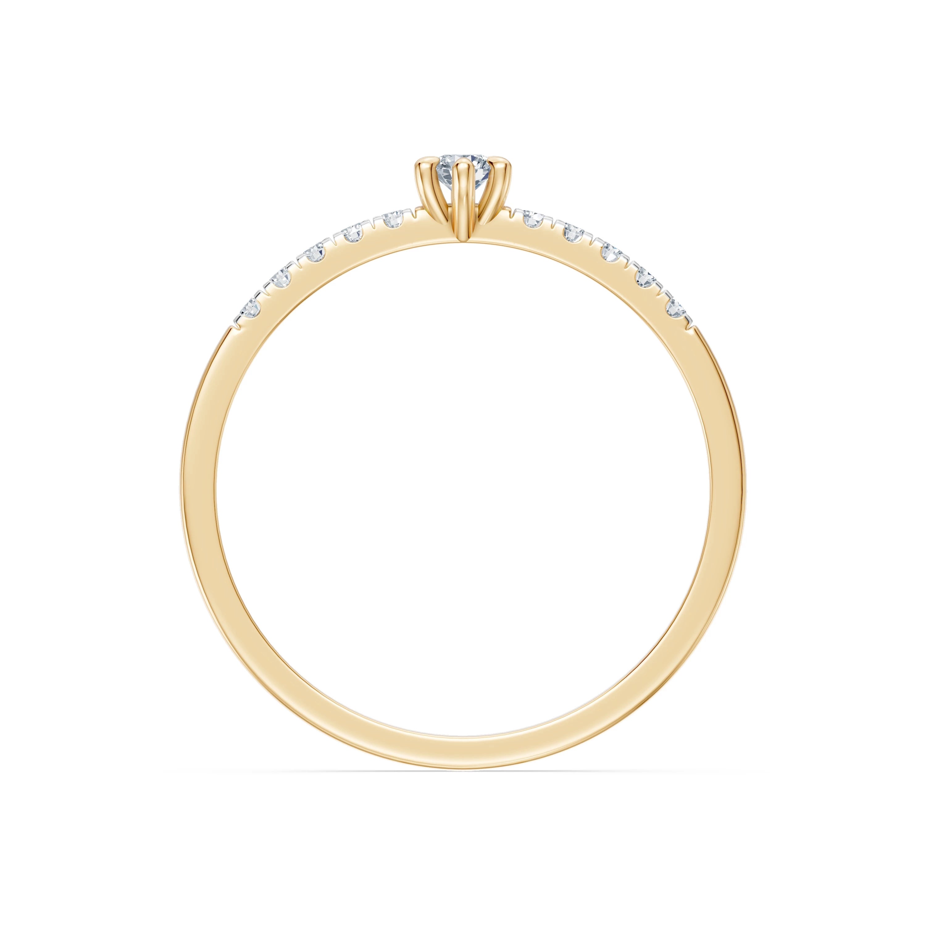 Solitaire Eternity Ring, 0.07 ct — 101-10126/4(2.6)