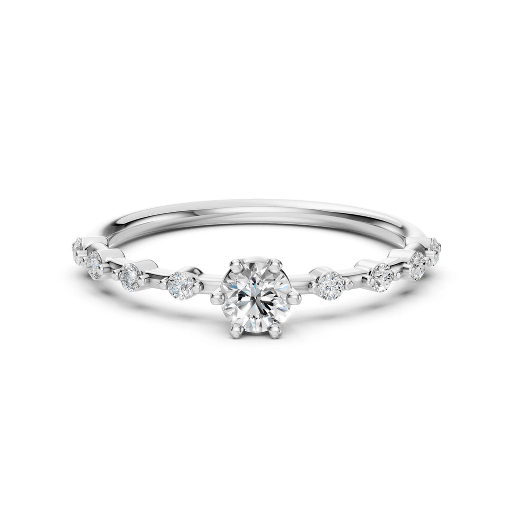 Solitaire Eternity Ring (Round), 0.3 ct — 101-10144(4.2)