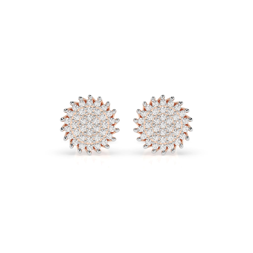 Illusion Earring (Round), 0.3 ct — 102-10171