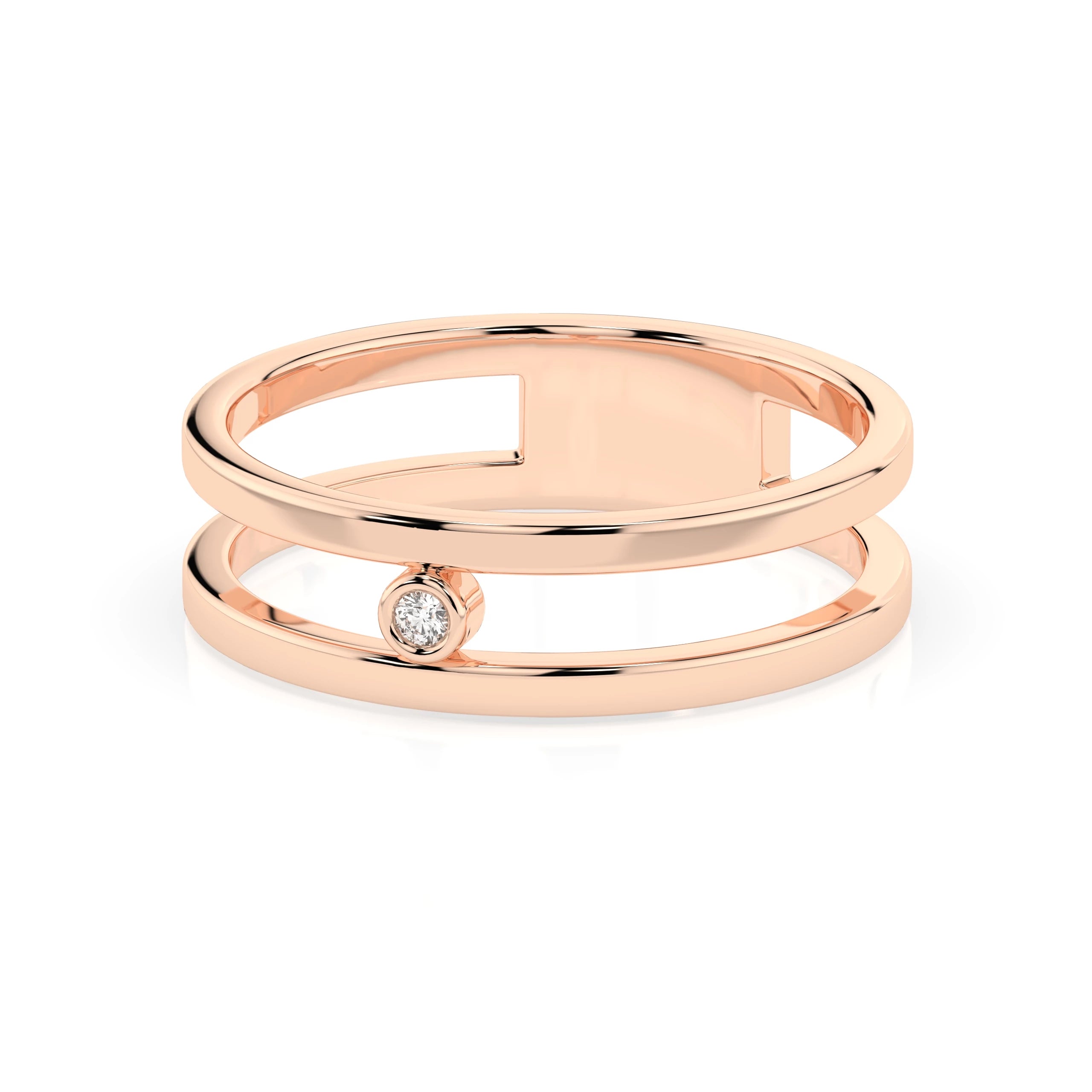 Minimalism Ring (Round), 0.02 ct — 101-10064