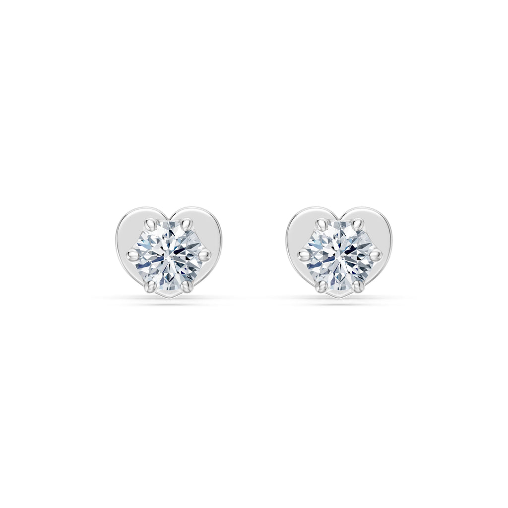 Solitaire Butterfly Earring, 0.2 ct — 102-10040/1(3.0)